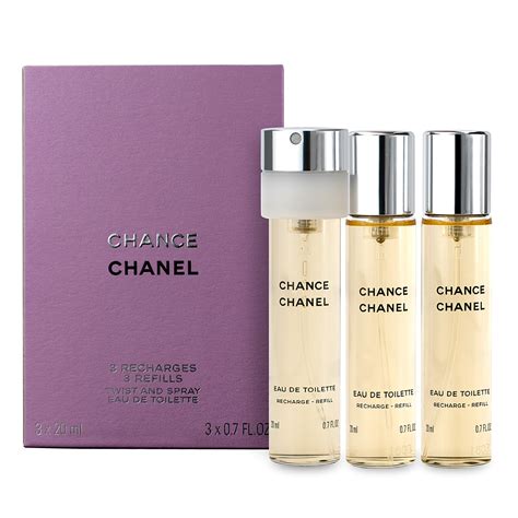 chanel chance twist and spray eau de toilette refills|chanel chance refills boots.